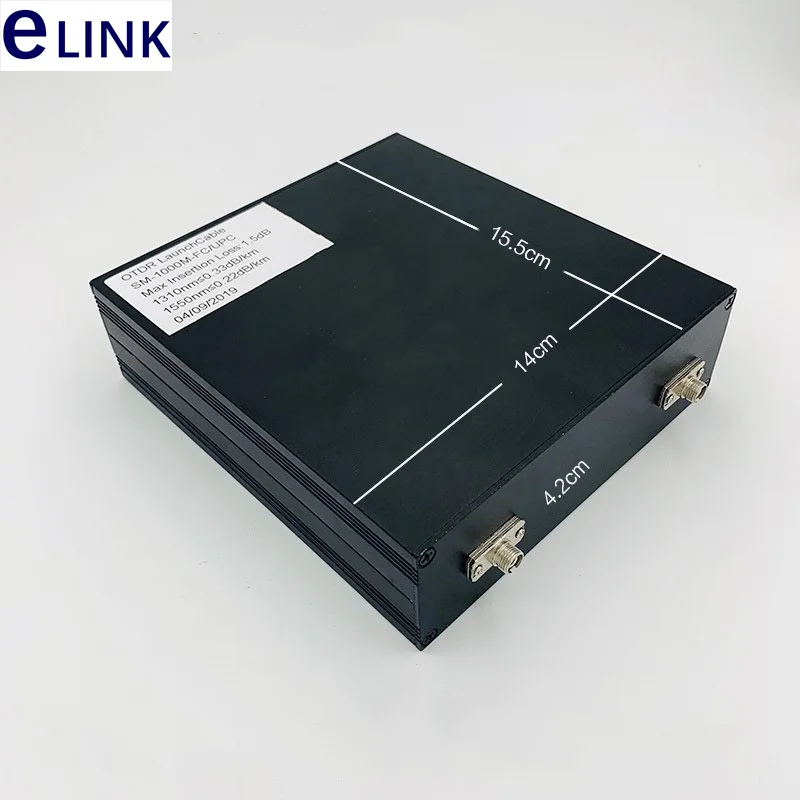 OTDR Caja de cables de lanzamiento OTDR de fibra desnuda, carcasa metálica FC SC UPC MM, 50 um, 125um, FTTHELINK, 500 m, 1 km, 2 km - imagen 3