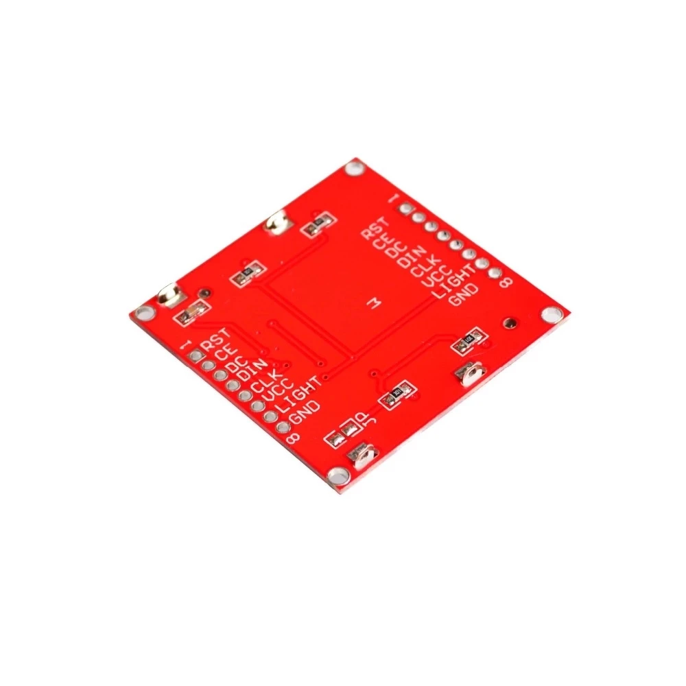 Módulo de pantalla LCD para electrónica inteligente, adaptador de retroiluminación blanca, PCB 84x48, 84x84, Nokia 5110, pantalla para Arduino - imagen 5