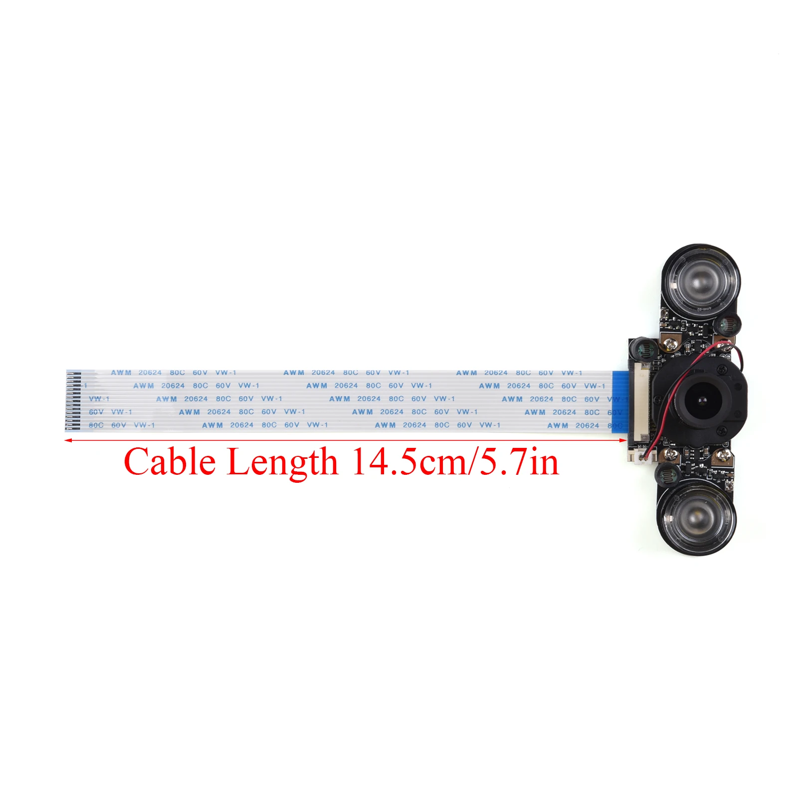 Cámara web compatible Raspberry Pi 4B/3B+/3B