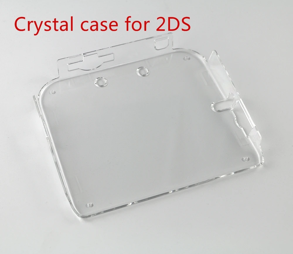 Funda protectora de cristal transparente para consola Nintendo 2DS, funda protectora transparente, 1 ud. - imagen 3
