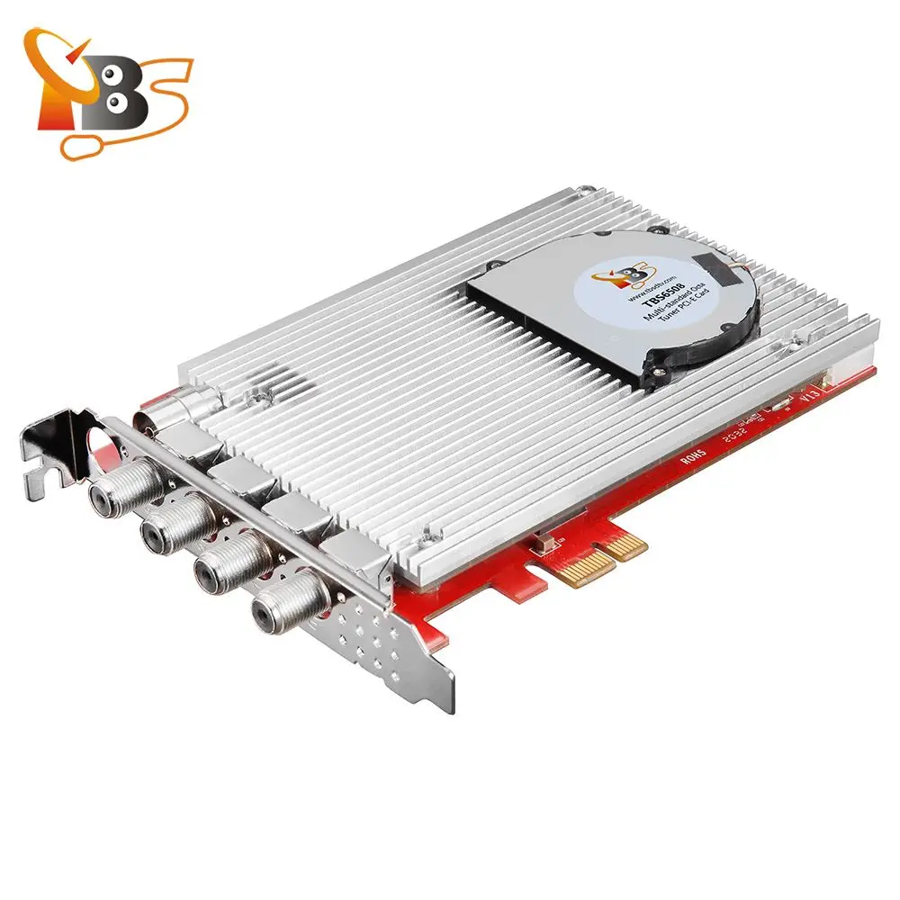 Sintonizador de tarjeta PCI-e compatible con VCM, CCM, QPSK, 8PSK, 16APSK, 32APSK, TBS6508, DVB-S2X/S2/S/T2/T/C2/C/ISDB-T