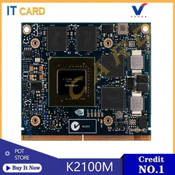 Original Quadro K2100 K2100M 2GB Video Graphics Card N15P-Q3-A1 DDR5 for iMac A1311 A1312 2009 2010 2011 Years