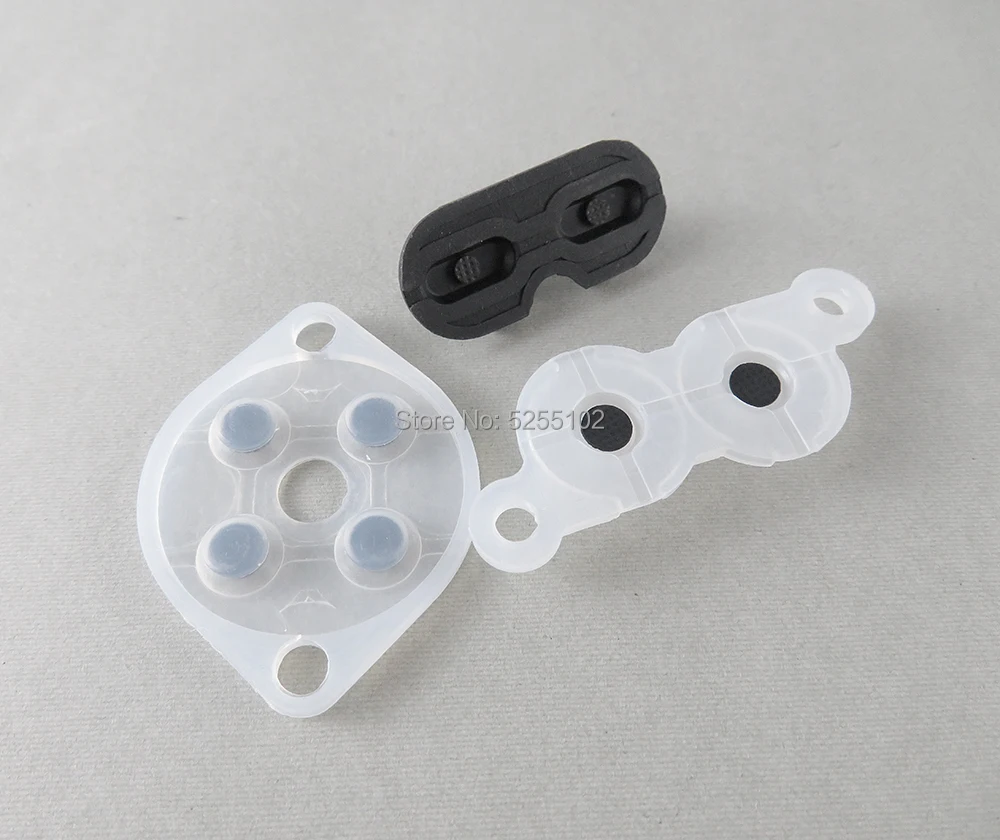 100 juegos de repuesto para NES US/EU JP Nintendo Famicom, conducción adhesiva, goma conductora A B, botón D Pad para NES FC - imagen 3