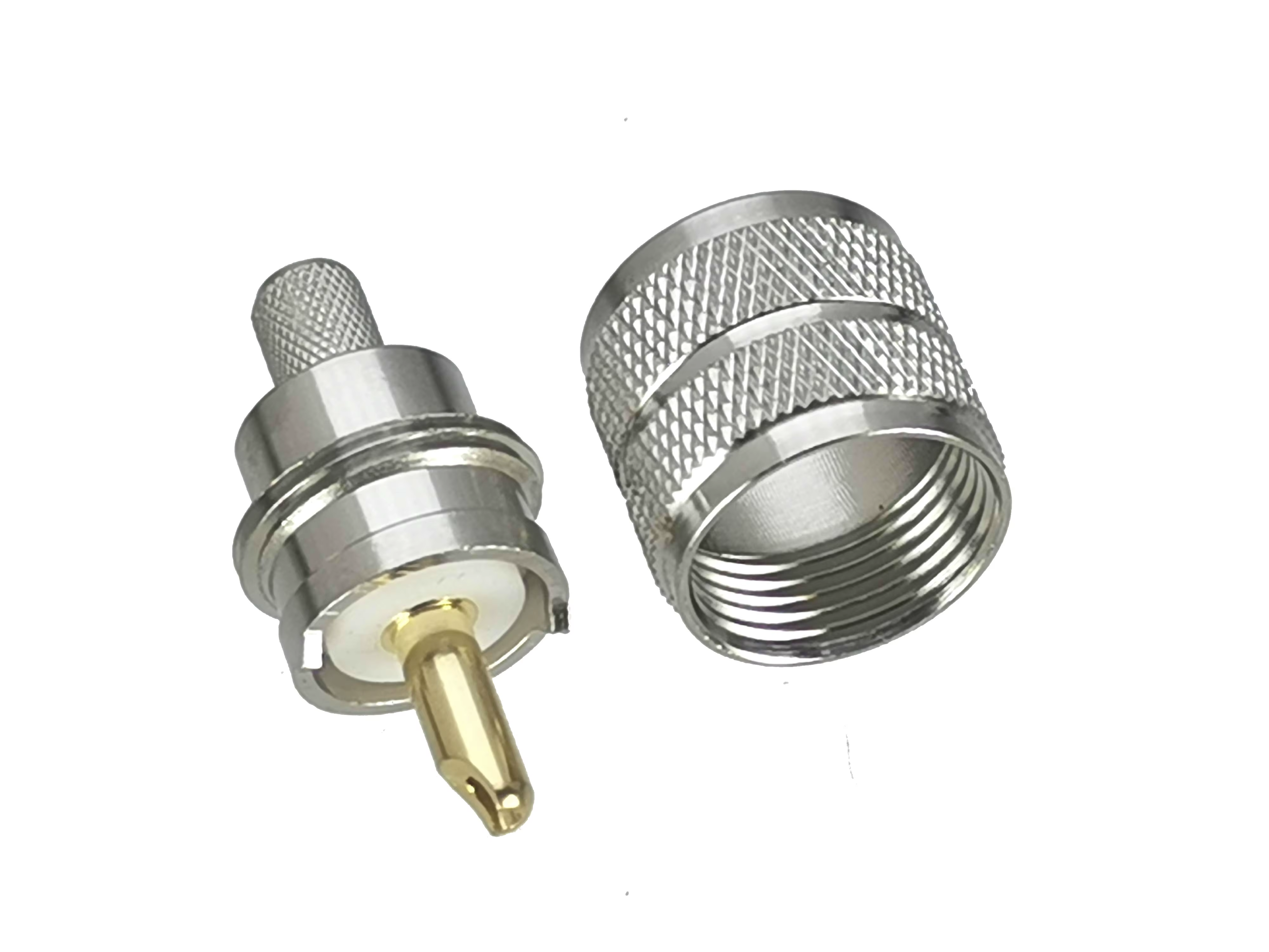 Conector PL259 UHF Macho – RG8X LMR240 Coaxial RF - imagen 2