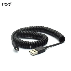 Cable USB 2.0 Micro USB – Espiral Carga Datos