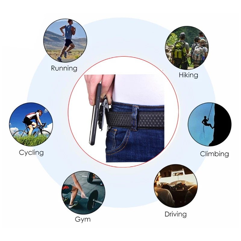 Clip magnético Universal para cinturón de cintura, soporte de teléfono giratorio Vertical para IPhone 13 12 Mini 11 Pro Max, Samsung S8 S9 S10 S20 S21 - imagen 5