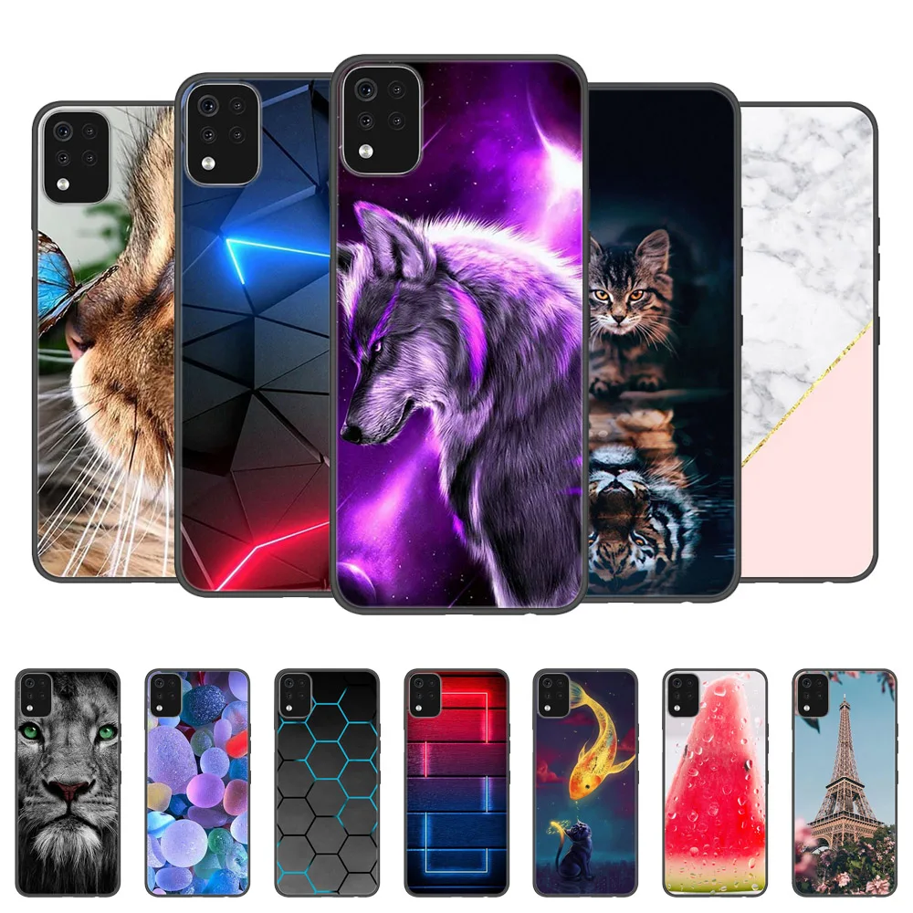 Para LG Q52 / K52/ K62 funda de silicona a prueba de golpes funda suave de dibujos animados para LG K50 Q60 Fundas de teléfono LGk62 k 52 Fundas protectoras