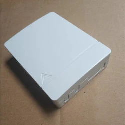 Caja Terminal FTTH ELINK ABS 2 Puertos SC – Fibra Óptica Montaje Escritorio Pared