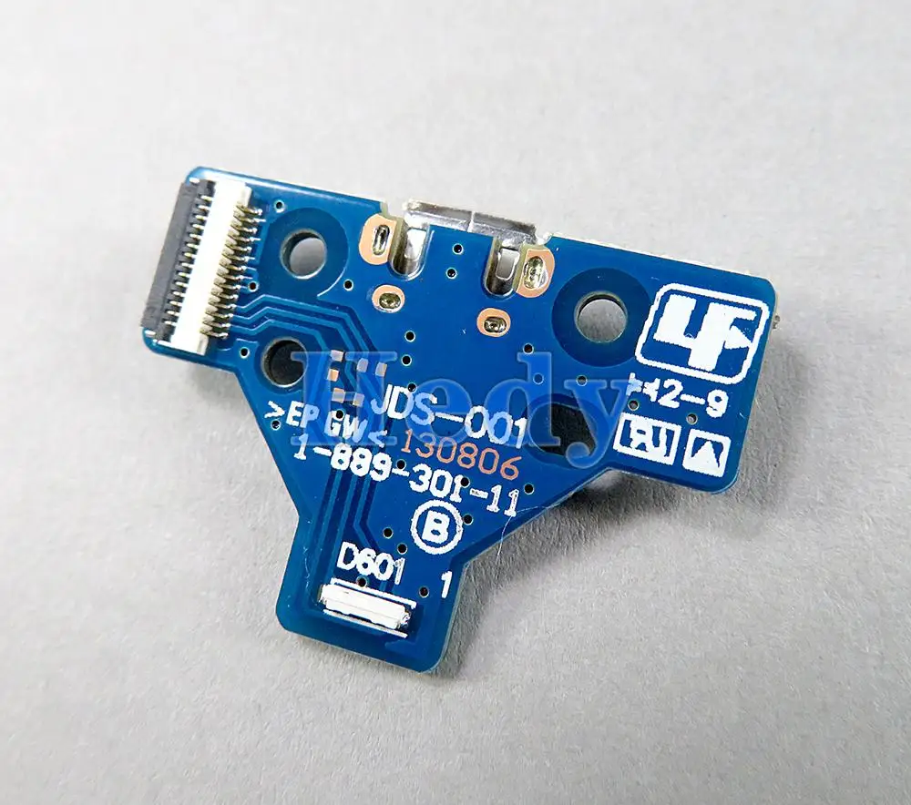 2 uds JDS 001 011 030 040 050 para Playstation 4 controlador puerto de placa de carga USB para PS4 JDS030 JDS001 JDS011 JDS040 JDS050 - imagen 3