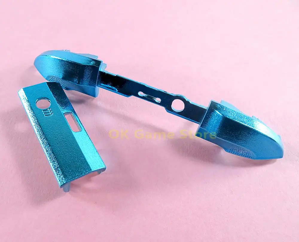 1 Juego de parachoques LB RB de repuesto para controlador de juego Xbox Series X S, botones de encendido/apagado, soporte de barra media cromada para xbox series s x - imagen 4