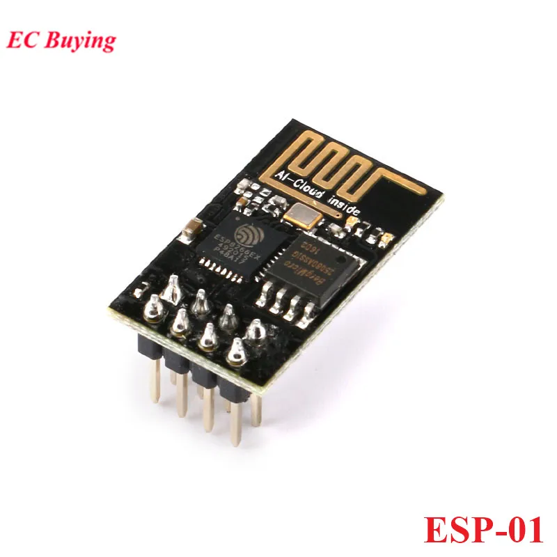 1 unidad-10 Uds CH340C USB ESP8266 ESP-01 ESP01S Prog WIFI Downloader módulo inalámbrico Placa de desarrollo para adaptador de programador Arduino - imagen 2