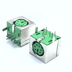 Conector PS2 6P Verde Púrpura Teclado Ratón PC