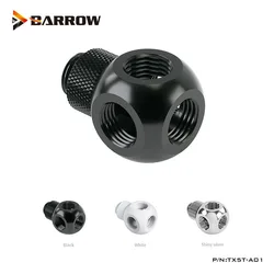 Barrow Distribuidor 5 Vías G1/4 – Rotación 360° Refrigeración Líquida