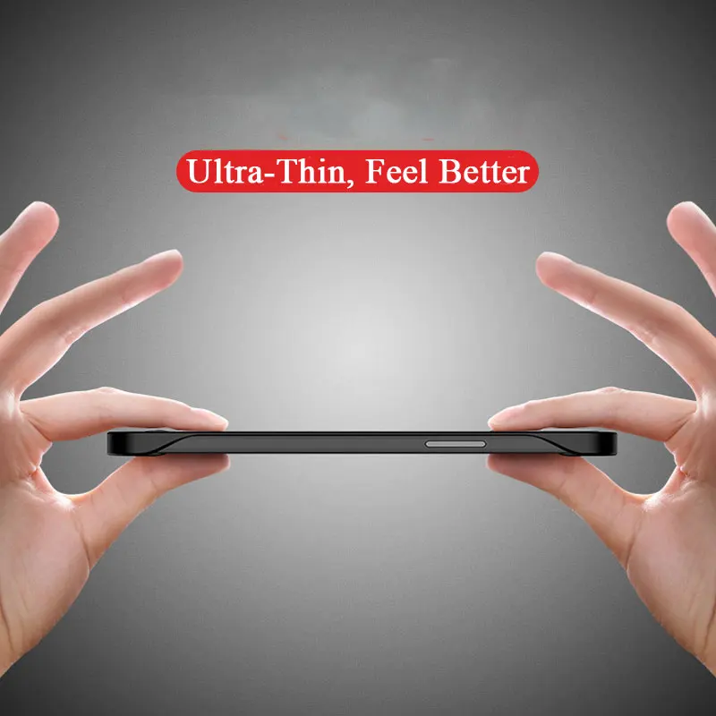 Funda de teléfono translúcida sin marco para iphone, carcasa trasera mate dura ultrafina para iphone 14, 13 Pro Max, 12Pro, 11 Pro, XR, Xs Max, SE - imagen 3