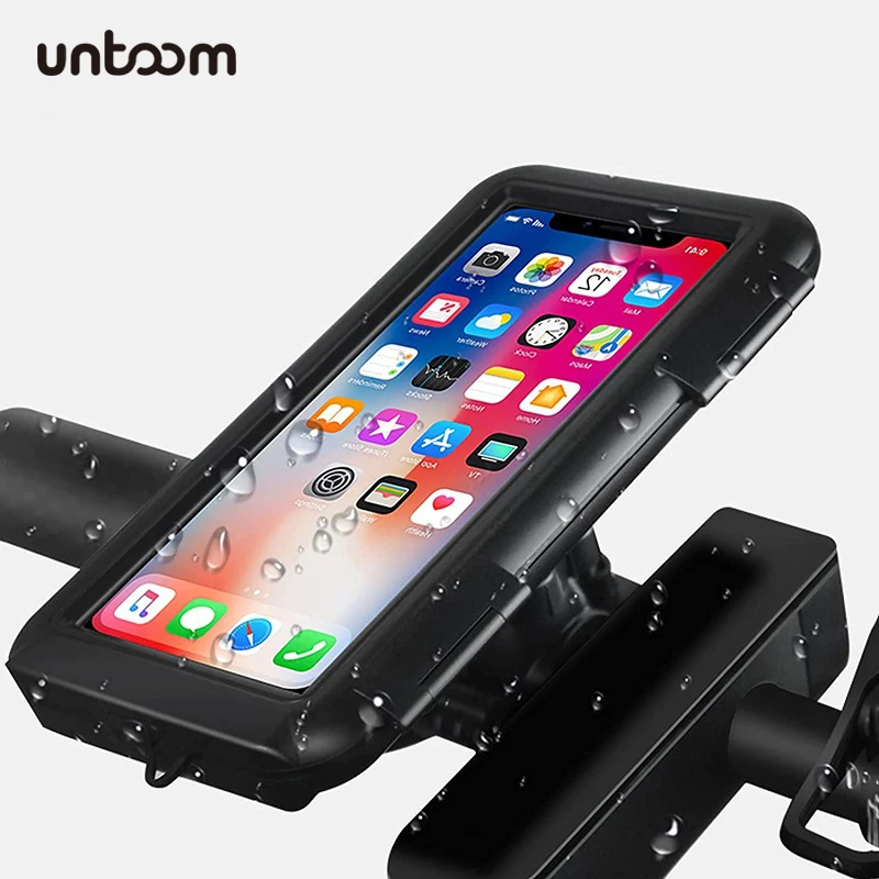 Funda de teléfono impermeable para bicicleta, soporte Universal para manillar de motocicleta, soporte de teléfono móvil para Scooter - imagen 2