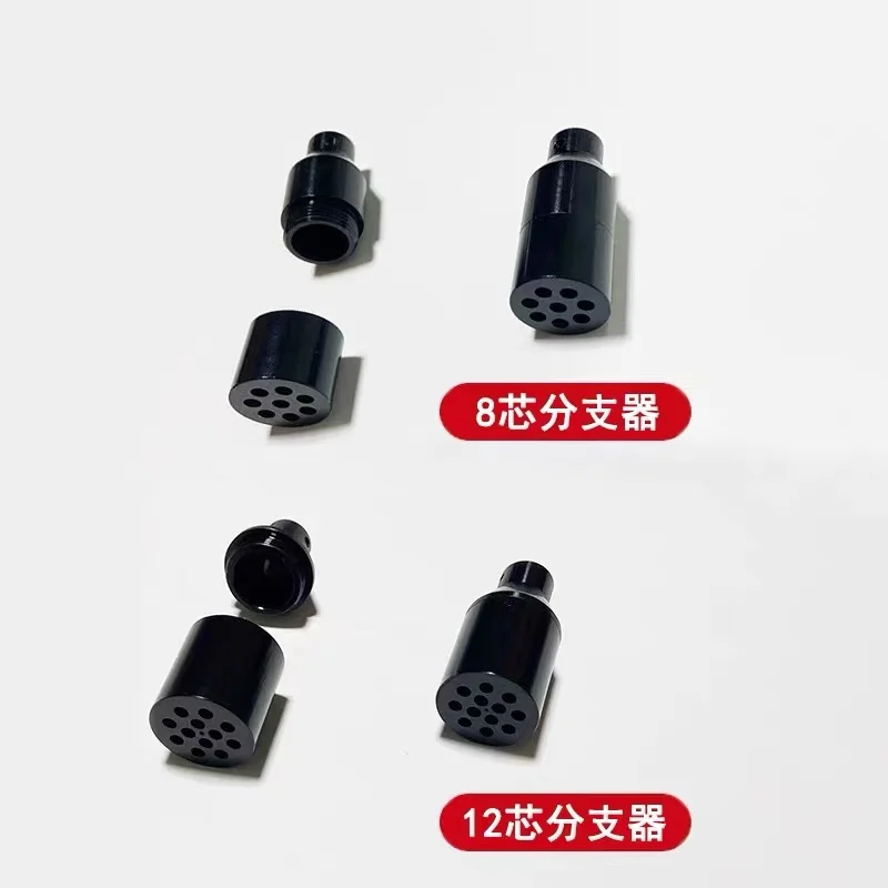 Tubo de furcación FTTH 2/4/6/8/12 núcleos para dispositivo de ramificación de cables de paquete redondo 3,0mm 5,0mm 6,0mm ramificador para fibra óptica 50 Uds - imagen 3