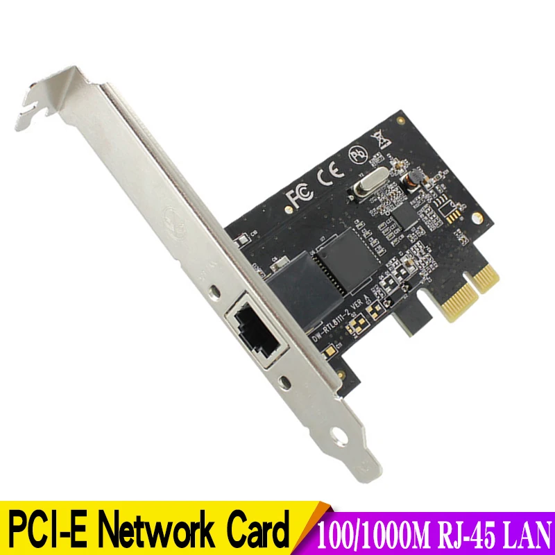 Nueva tarjeta de red PCI-E 100/1000Mbps Gigabit Ethernet PCI Express 100/1000M RJ-45 RJ45 adaptador LAN convertidor controlador de red