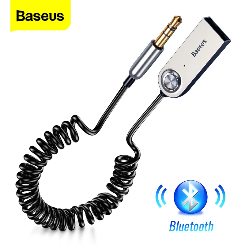 Baseus-Adaptador de receptor BA01 USB, Cable Dongle para coche, Conector de 3,5mm, Aux, Bluetooth 5,0, 4,2, altavoz, transmisor de Audio y música - imagen 2