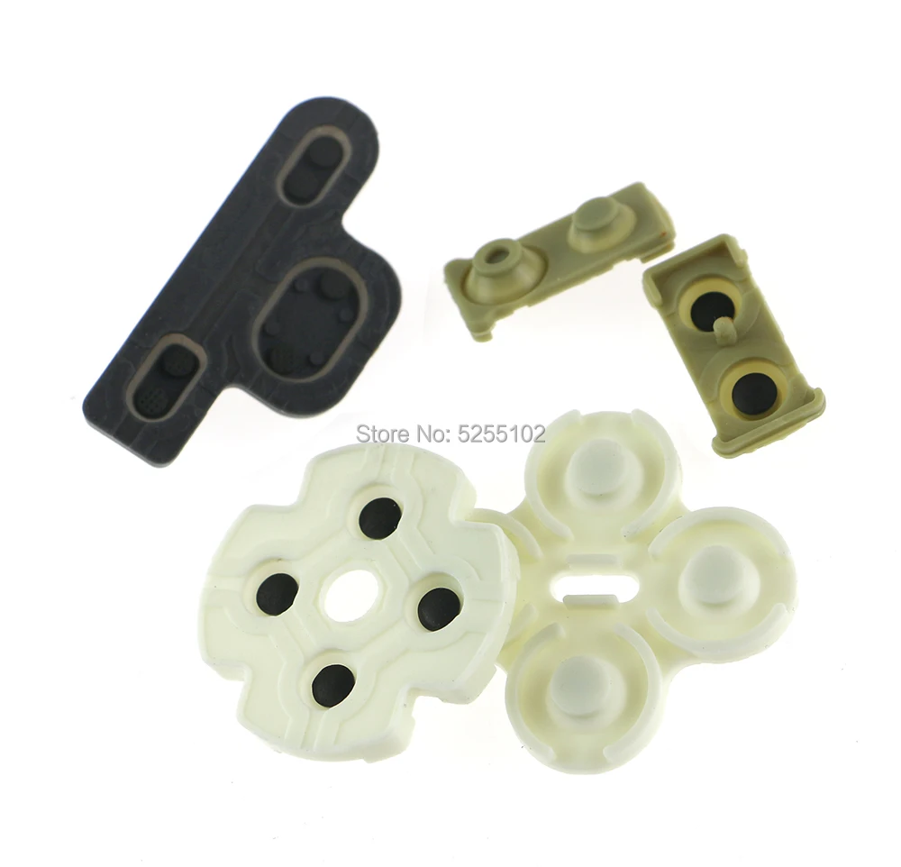 200 juegos para Sony PS3 PlayStation 3 controlador DualShock reemplazo de goma suave silicona adhesivo conductor botón Pad teclado - imagen 3