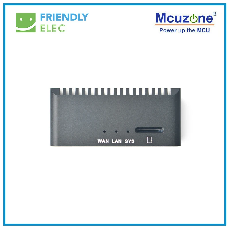 RK3328 Nanopi R2S mini enrutador OpenWRT portátil doble puerto de red gigabit LEDE ubuntu 1GB código abierto - imagen 2