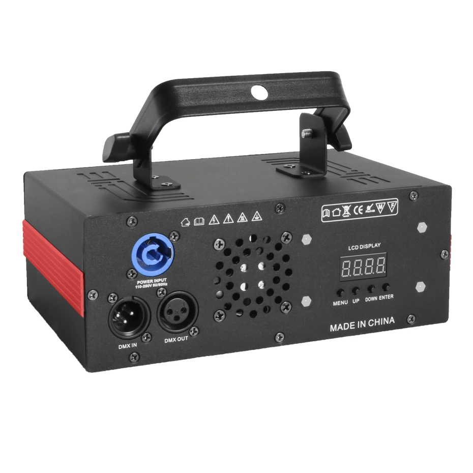 ALIEN 2W blanco amarillo azul rosa 4 colores cielo estrellado proyector láser DMX DJ Fiesta Disco boda vacaciones Bar efecto de iluminación de escenario - imagen 4