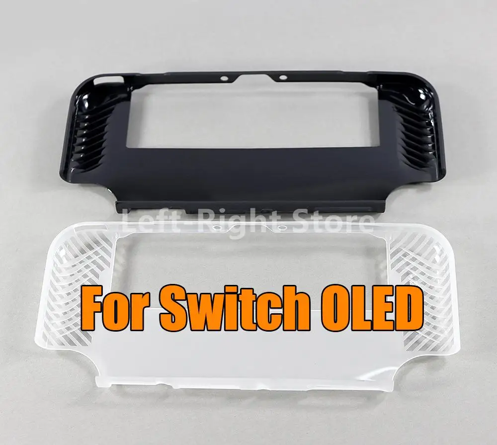10 Uds para Nintendo Switch OLED accesorios de consola TPU funda protectora transparente marco de carcasa Protector de pantalla de vidrio - imagen 4