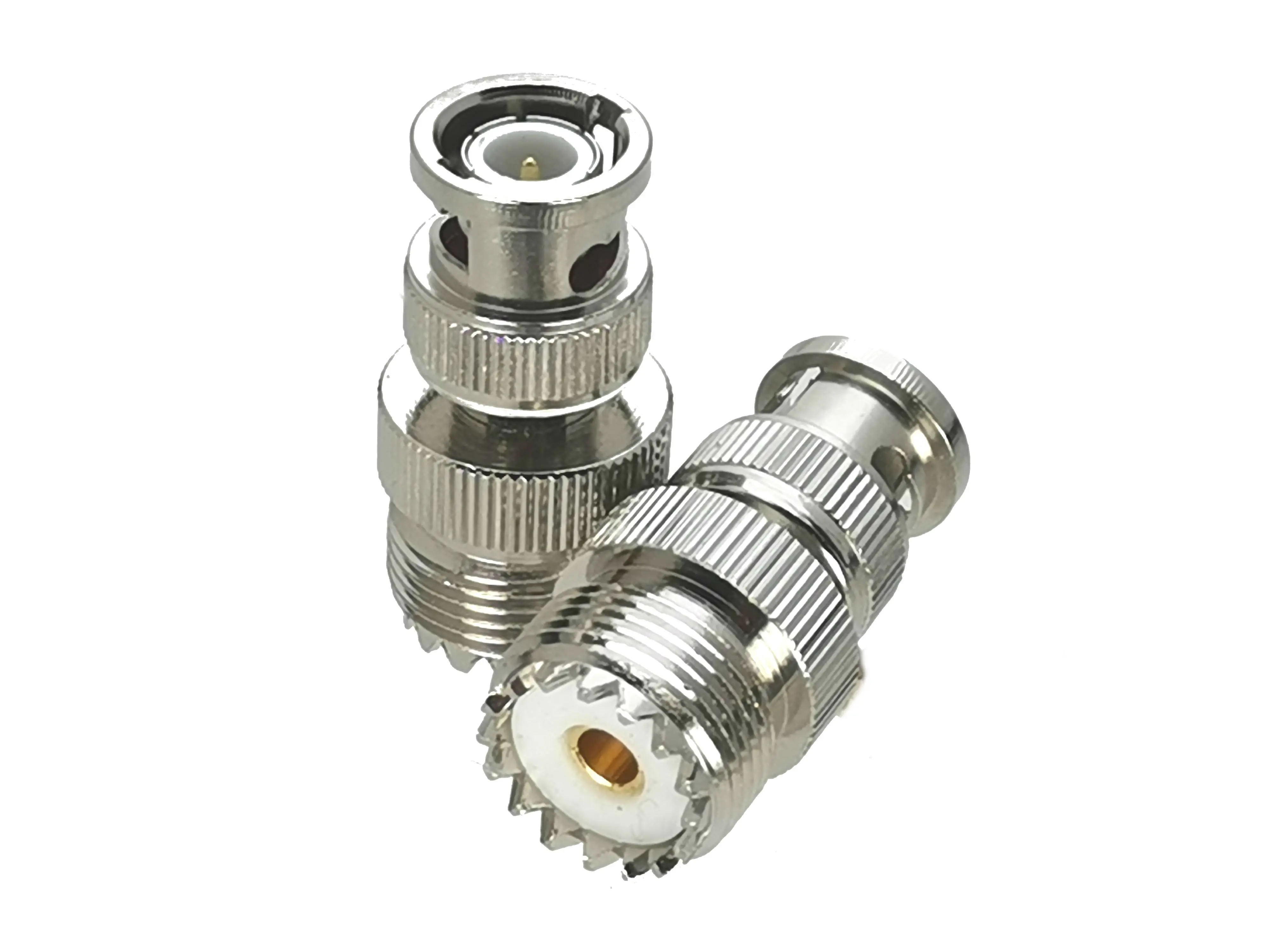 Adaptador Coaxial BNC a PL259 SO239 - Conector Macho Hembra Latón - imagen 4