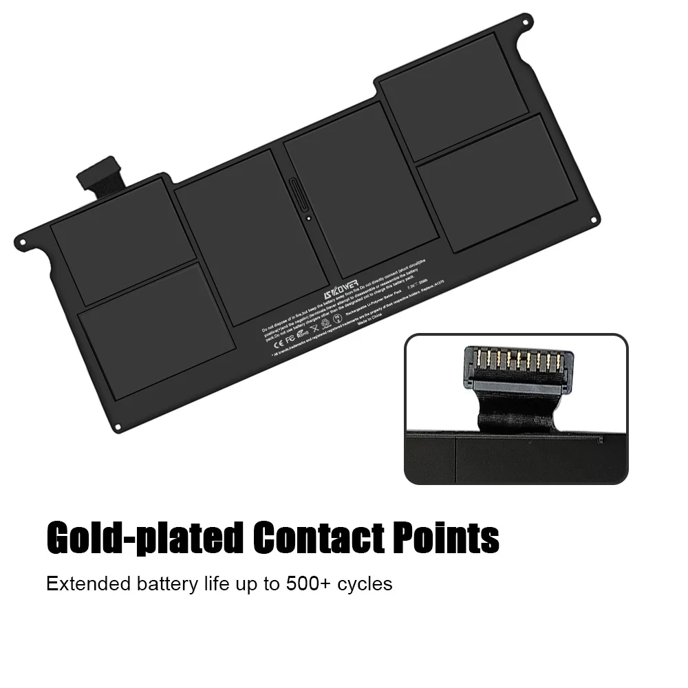 SKOWER A1375 Batería A1406 A1465 para MacBook air 11 pulgadas A1370 2011-2015 - imagen 5