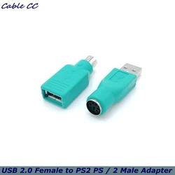 Adaptador USB a PS/2 para Teclado y Ratón Mini DIN 6 pines