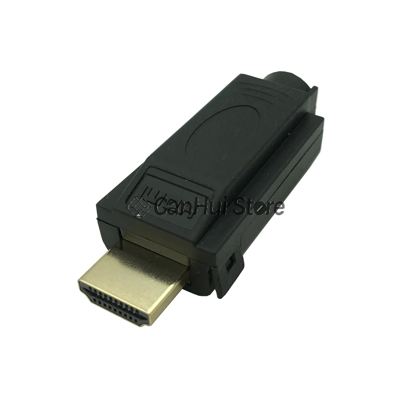 1 Uds HDMI macho 19P terminales de ruptura conector sin soldadura con cubierta negra - imagen 5