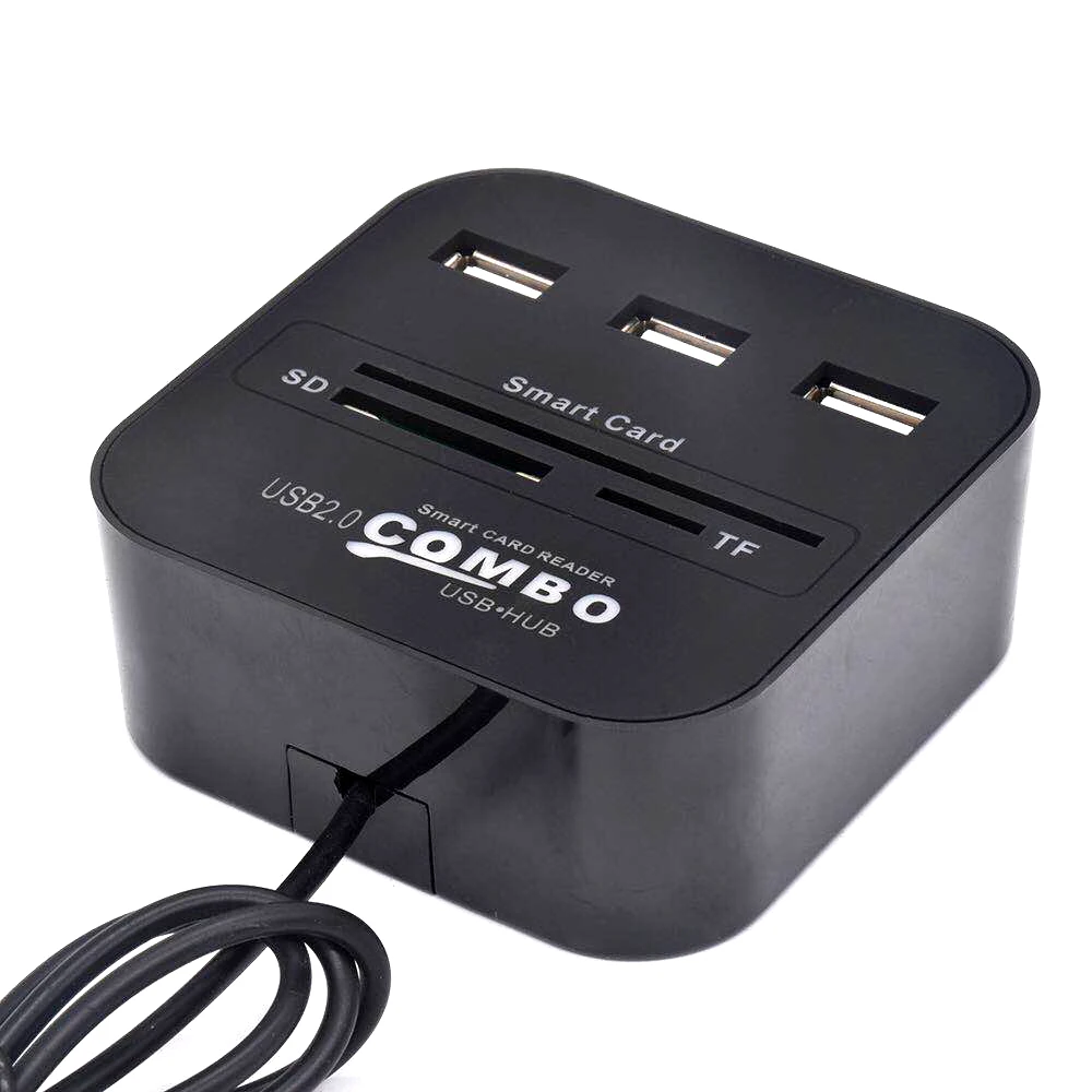 UTHAI X03 todo en 1 USB SIM lector de tarjetas inteligentes tarjeta bancaria IC/ID EMV SD TF 3USB Hub MMC USB-CCID ISO 7816 CACDNI EATM IC SIM SD TF - imagen 4