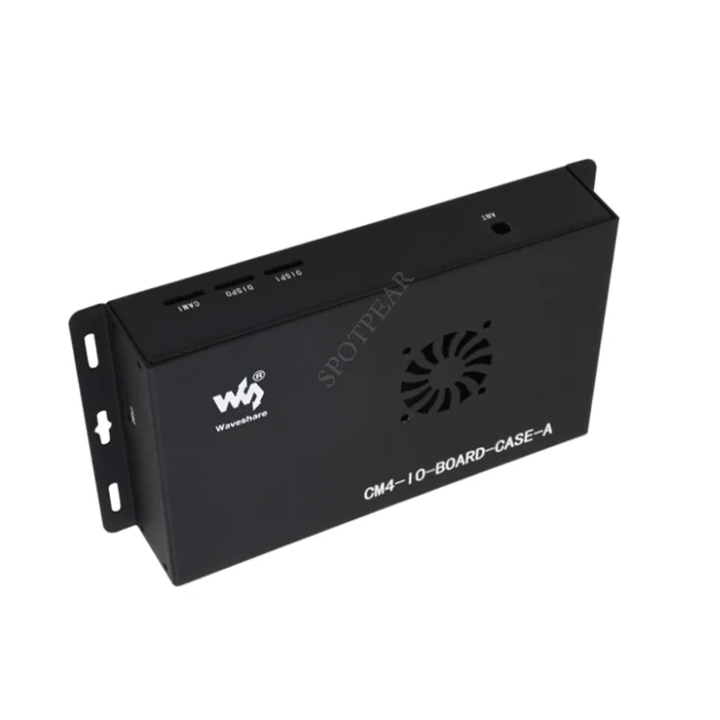 Raspberry Pi Compute Module 4 IO Board caja de Metal (A) con ventilador de refrigeración - imagen 2