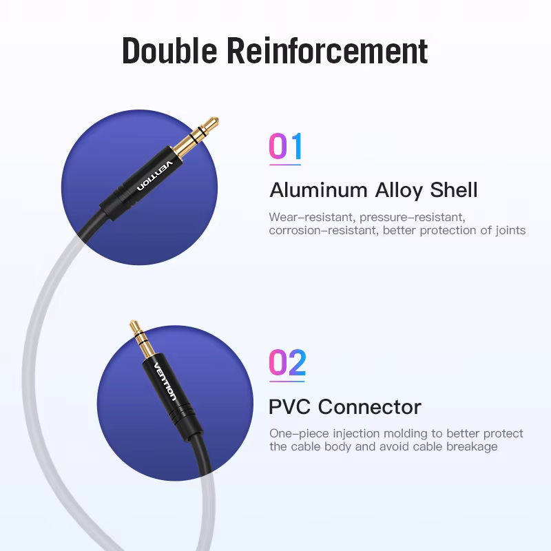 Vention Cable Auxiliar 3,5 mm a 2,5 mm - Jack Audio para Auriculares - imagen 5