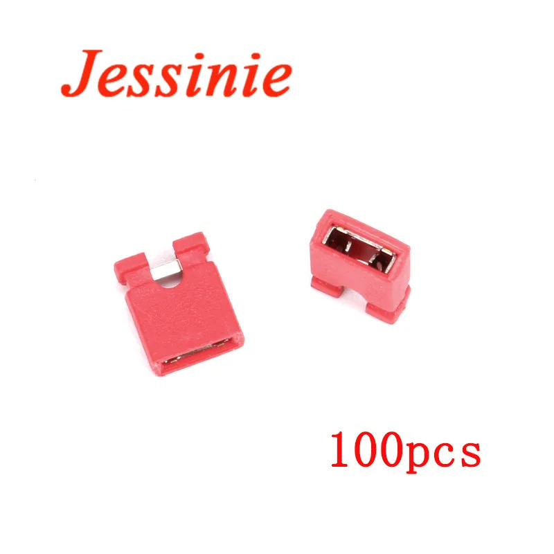 Lote de 400 unidades de Pitch de 2,54mm, puente de cabecera de Pin, tapa acortada, cabezales y carcasas de cable, conector negro, amarillo, rojo y azul para Arduino - imagen 5