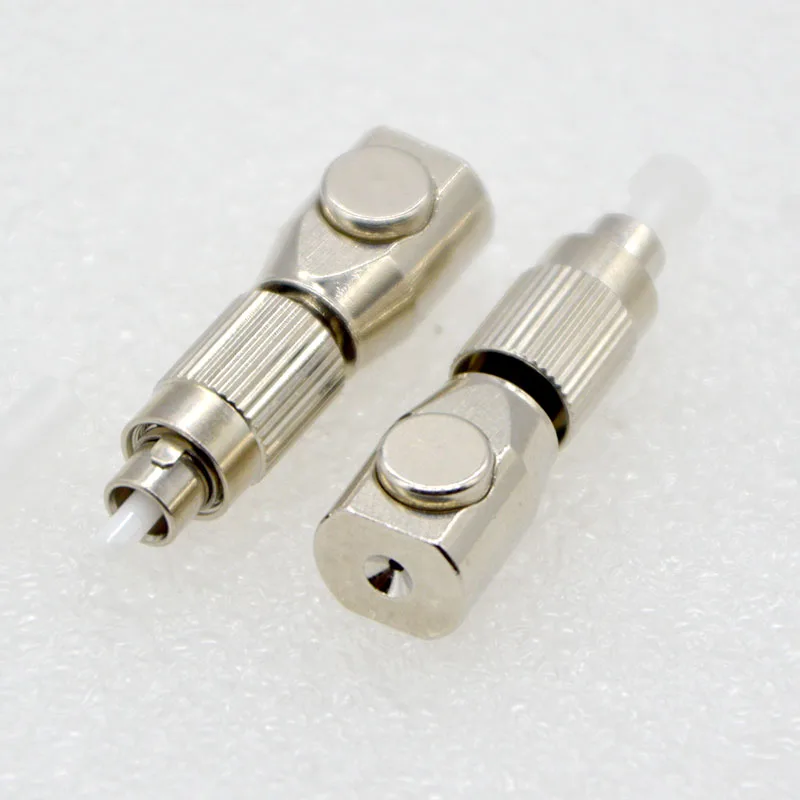 Conector de fibra óptica FC, adaptador temporal de brida de fibra desnuda redonda OTDR, acoplador de prueba, envío gratis a Rusia, 10 Uds. - imagen 3