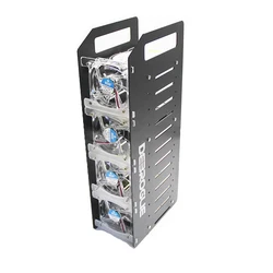 Soporte Aluminio HDD – Disipación Térmica para Minería
