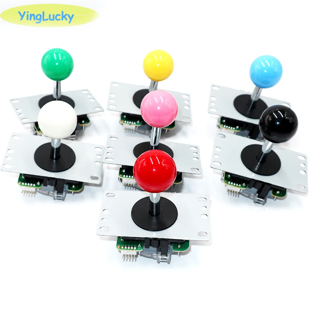 Joystick Arcade, copia de joysticks Sanwa, codificador USB de retardo cero a PC con cable de 4,8 mm y 2,8 mm, enlace personalizado de máquina arcade - imagen 4