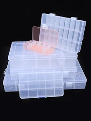 Organizador Plástico Transparente para Cuentas y Diamantes