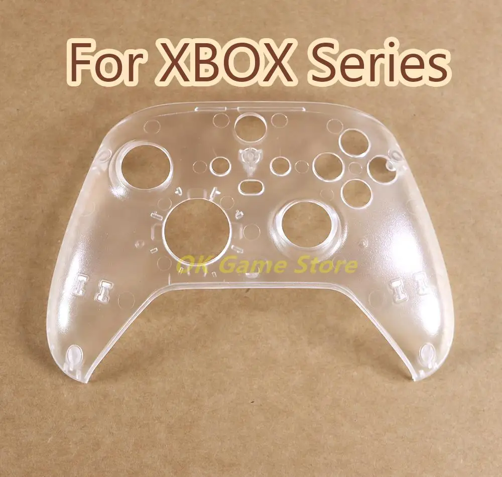 1 carcasa frontal transparente para Xbox Series X S, carcasa superior transparente, placa frontal para controlador de juego xbox s x
