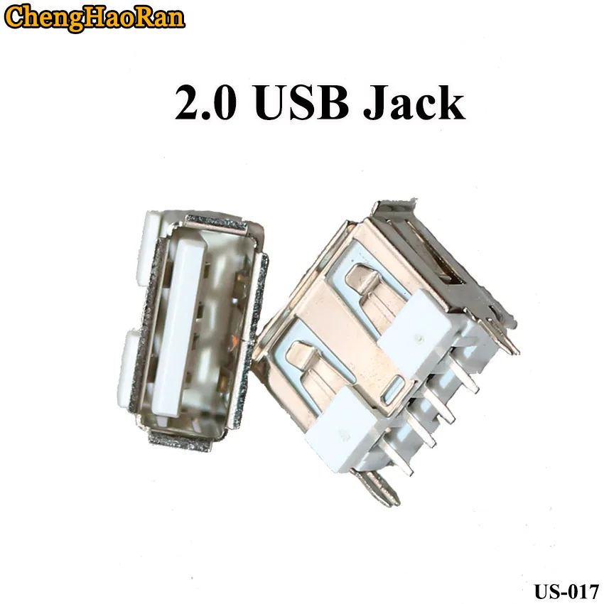 ChengHaoRan-enchufe USB tipo A de cuerpo corto, inserto recto de 180 grados con lateral, AF10.0 vertical lateral, 2 unids/lote - imagen 4