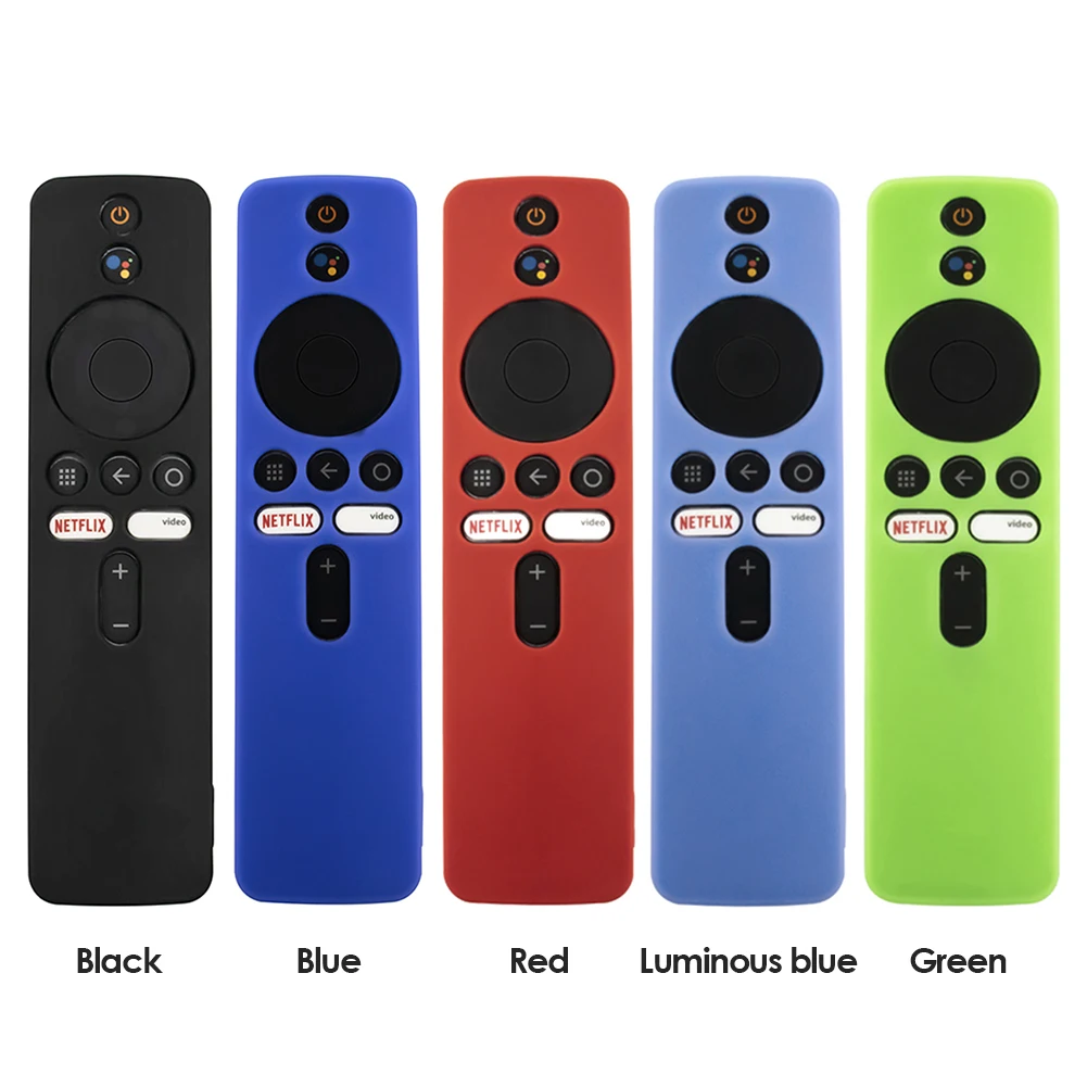 Funda de silicona para mando a distancia Xiaomi Mi Box S/4X Mi, Protector suave y liso para mando a distancia - imagen 4