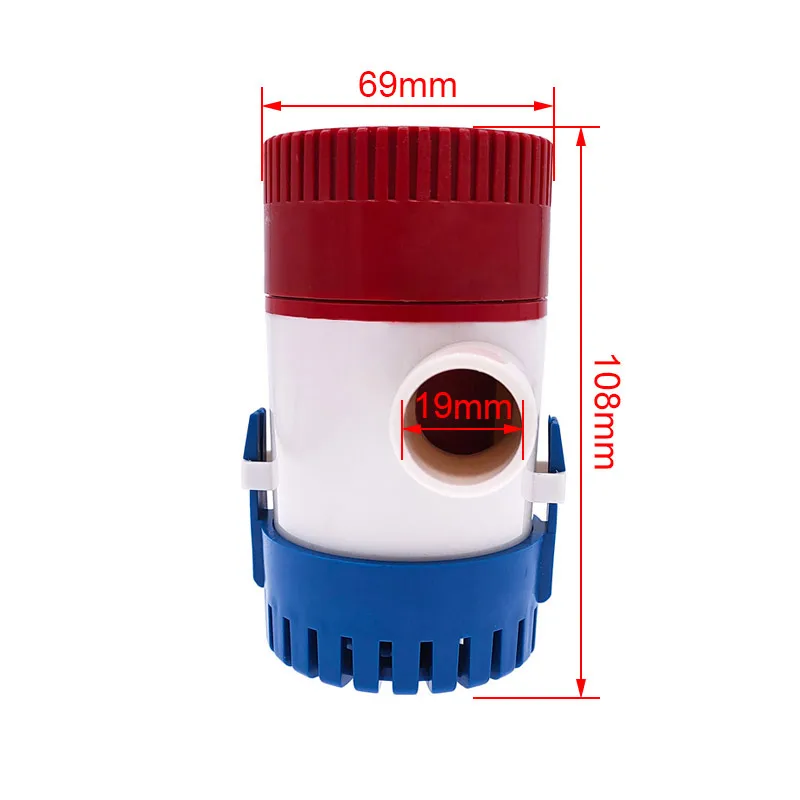 Bomba de Sentina 12V 24V - Detalle del interruptor flotador