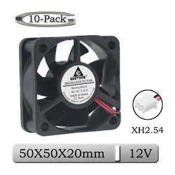 GDSTIME Ventilador Industrial 50 x 50 x 20 mm 12 V, 2 pines