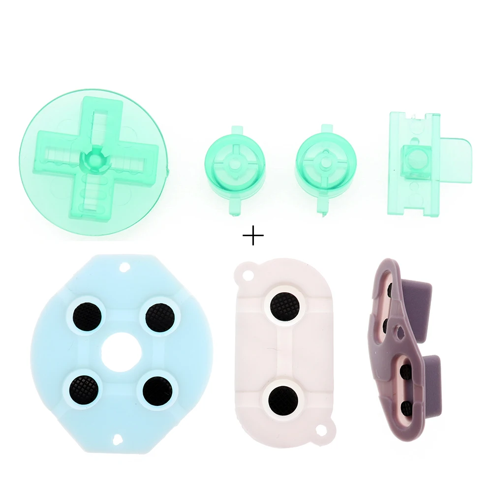 Juego de botones conductores de goma para GameBoy Classic, recambio de botones DiIY para GB DMG A B, 1 Juego - imagen 5