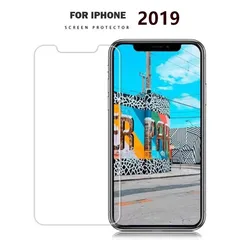 Protector de Vidrio Templado 9H iPhone 11 Pro Max-Compatibilidad Amplia