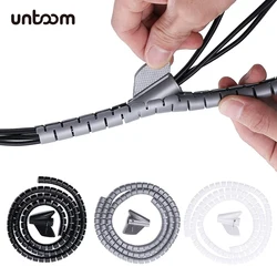 Enrollador Espiral de Cables – Organizador Flexible 10/16mm