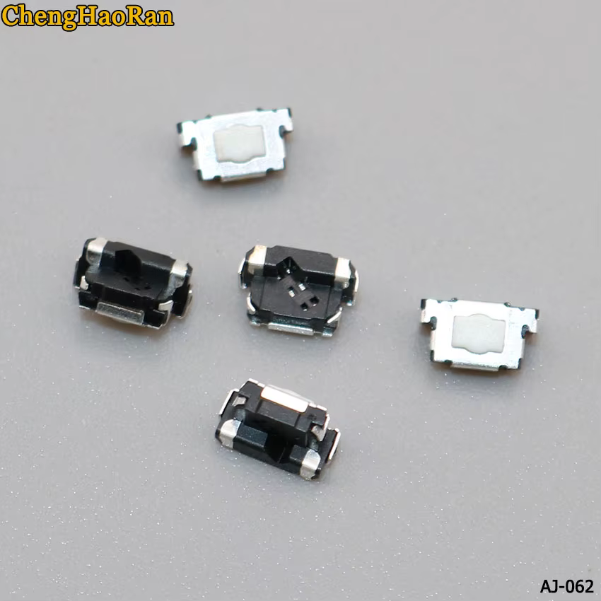 ChengHaoRan-Interruptor de palanca de botón SMD, 3,5x6,1x3mm, Botón lateral N6120, interruptor pequeño, interruptor deslizante, juego de 10 - imagen 2