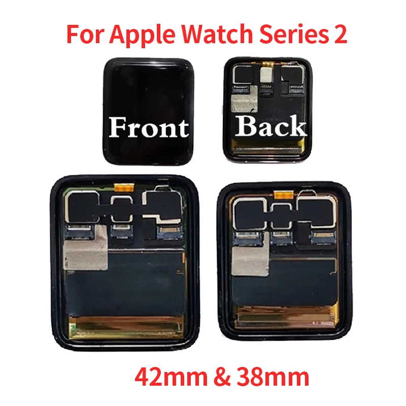Pantalla LCD para Apple Watch Series 2, repuesto de digitalizador de pantalla táctil de 38mm/42mm, Serie 2, S2, A1757, A1758, A1816, A1817