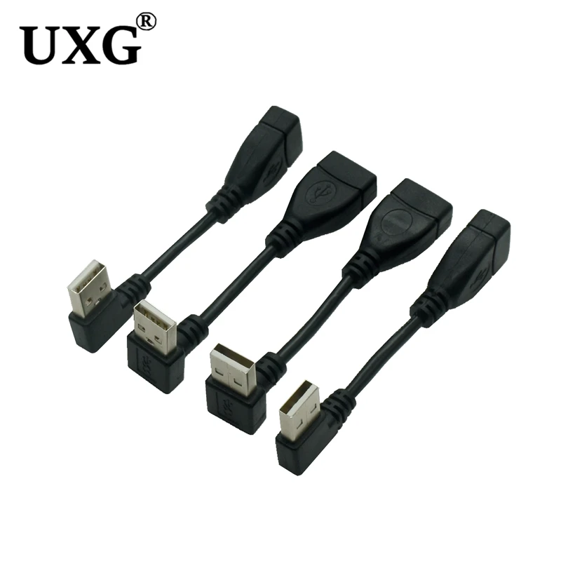 Cable de extensión USB recto/UP/DN/LE/derecho USB 2,0 para Smart TV PS4 Cables de extensión de datos de velocidad Cable macho a hembra - imagen 2
