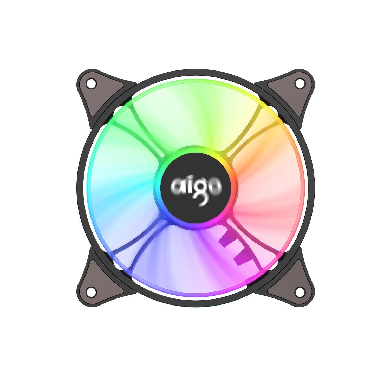 Aigo AR12 Ventilador ARGB 120mm PWM SATA Refrigeración Silenciosa - imagen 4